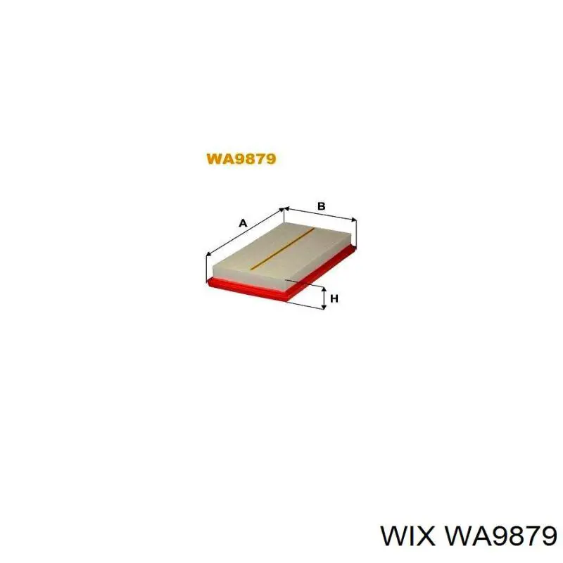 Элемент воздушного фильтра WIX WA9879 цена, от 14.11 USD