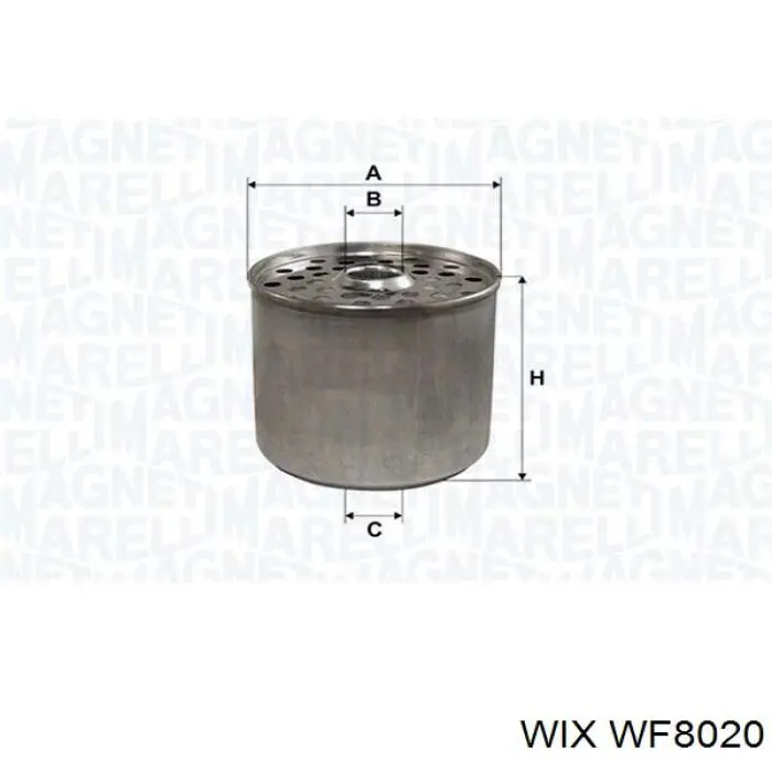 WF8020 WIX топливный фильтр
