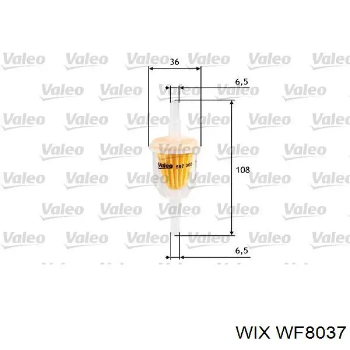 WF8037 WIX топливный фильтр