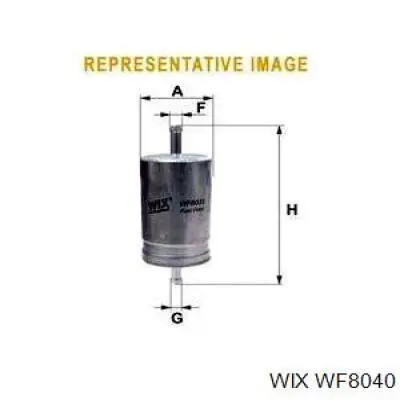 Купить WF8040 WIX Фильтр-отстойник топлива грубой очистки