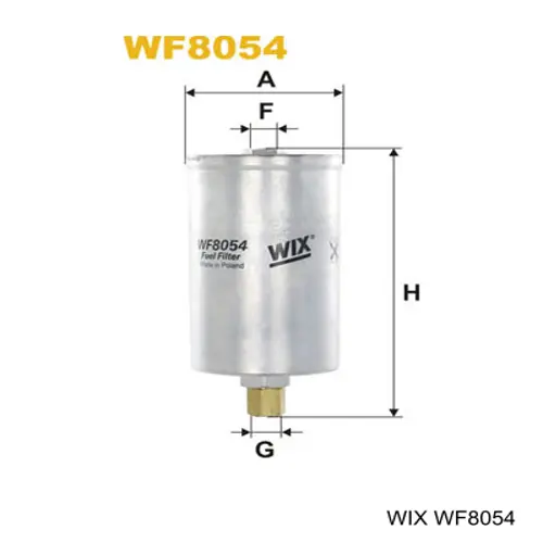Фильтр тонкой очистки топлива WIX WF8054 цена, от 12.15 USD