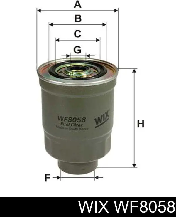 WF8058 WIX топливный фильтр