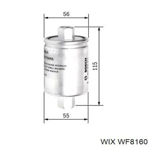 Топливный фильтр WF8160 WIX