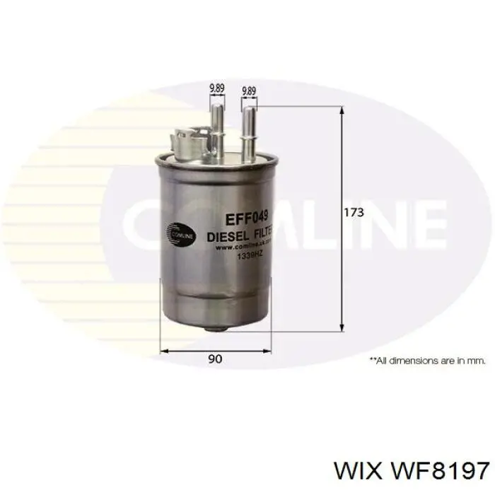 WF8197 WIX топливный фильтр