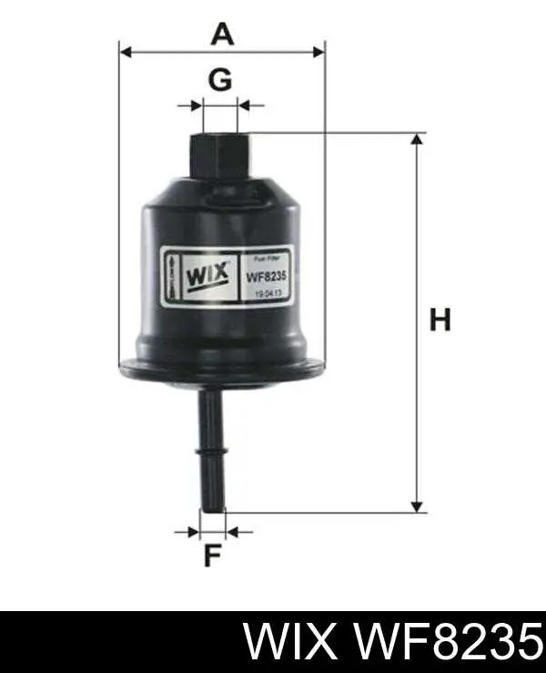 WF8235 WIX топливный фильтр