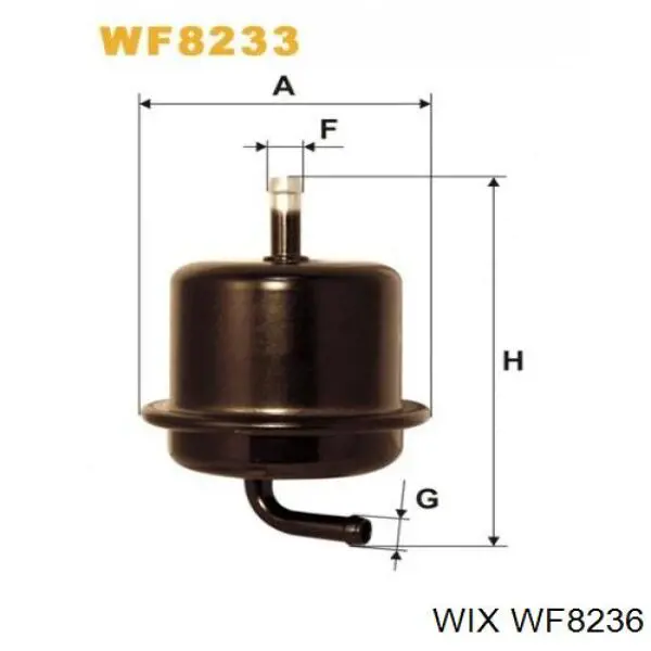 Топливный фильтр WF8236 WIX