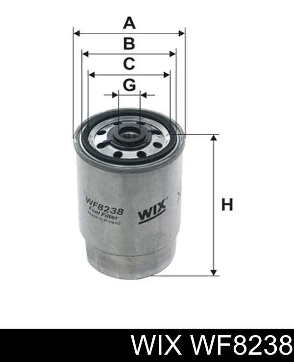 WF8238 WIX топливный фильтр