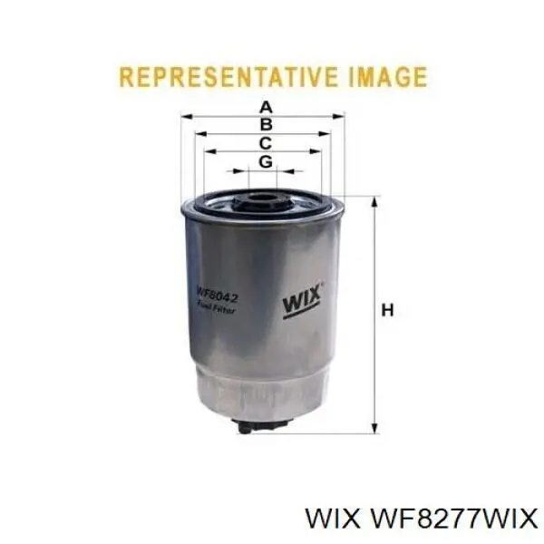 WF8277WIX WIX топливный фильтр