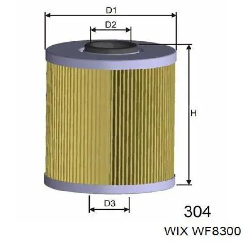WF8300 WIX топливный фильтр