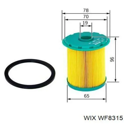 Фильтр тонкой очистки топлива WIX WF8315 цена, от 6.29 USD