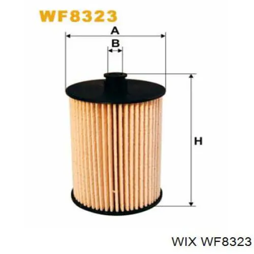 WF8323 WIX топливный фильтр