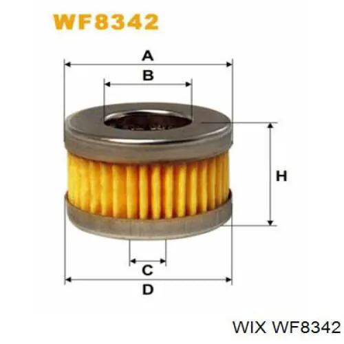 WF8342 WIX Фильтр топлива
