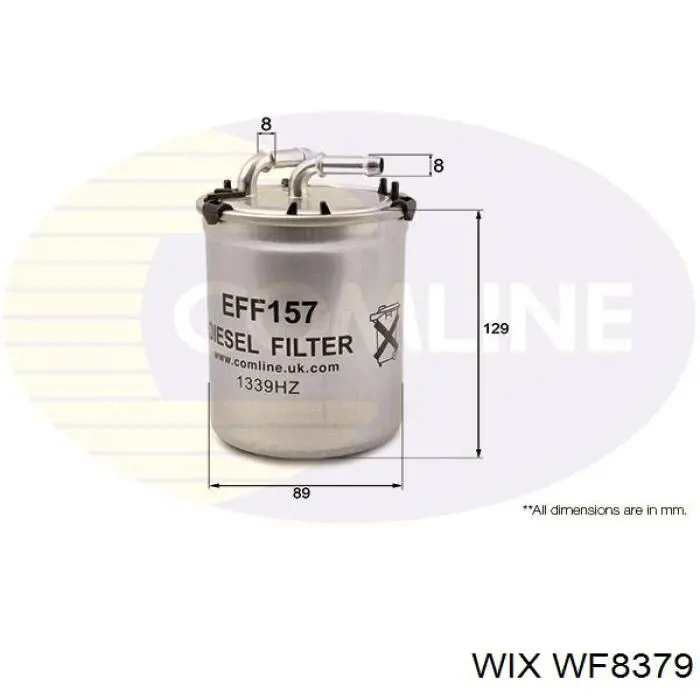 Купить WF8379 WIX Фильтр-отстойник топлива грубой очистки