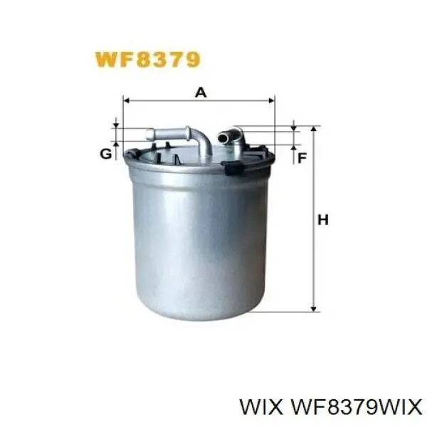 WF8379WIX WIX топливный фильтр