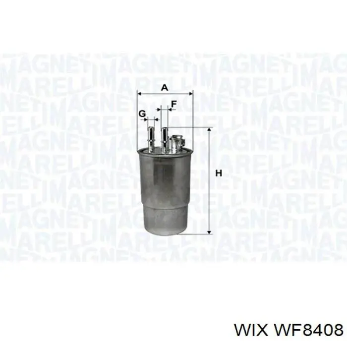 WF8408 WIX топливный фильтр