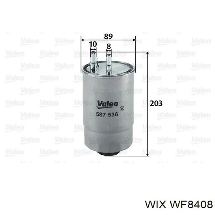 Фільтр паливний WF8408 WIX