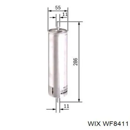 Фильтр тонкой очистки топлива WIX WF8411 цена, от 14.89 USD