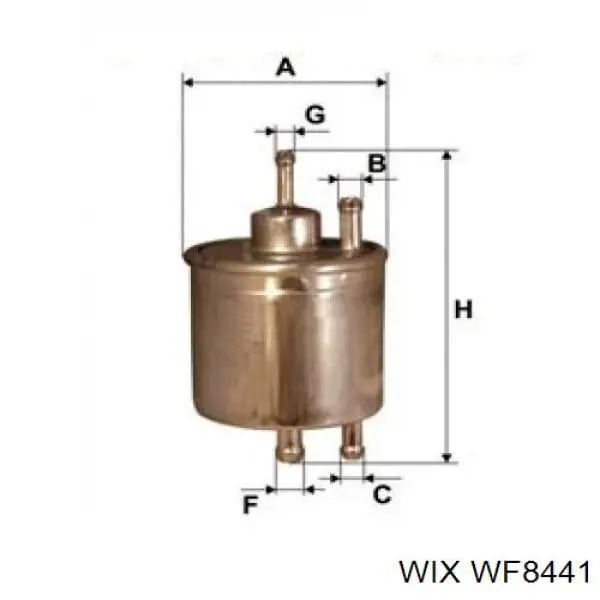 Топливный фильтр WF8441 WIX