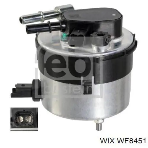 Топливный фильтр WF8451 WIX