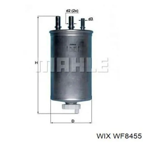 WF8455 WIX топливный фильтр