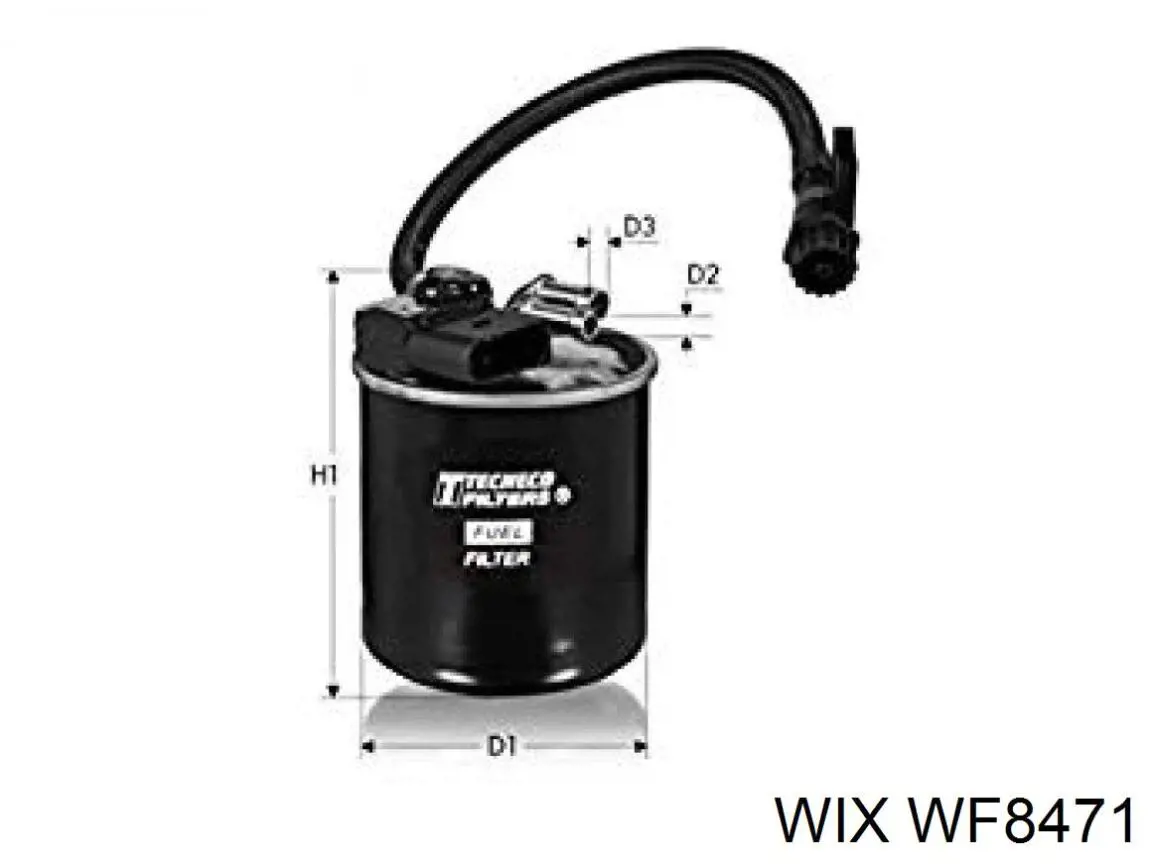 Топливный фильтр WF8471 WIX