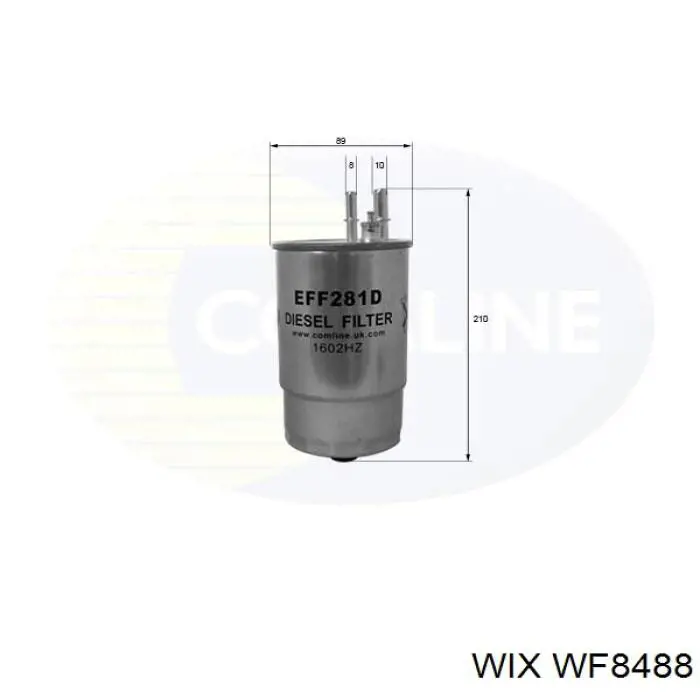 WF8488 WIX filtro de combustível