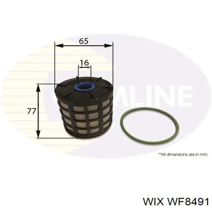 Купить WF8491 WIX Фильтр-отстойник топлива грубой очистки