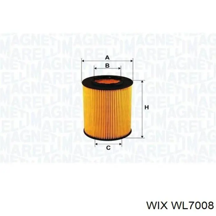WL7008 WIX масляный фильтр