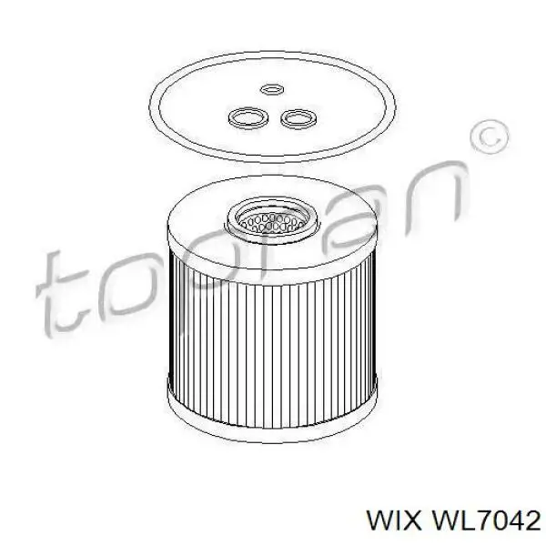 WL7042 WIX Масляный фильтр двигателя