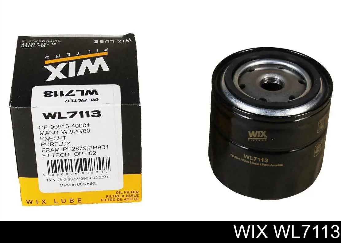 WL7113 WIX масляный фильтр