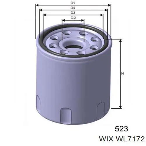 Купить WL7172 WIX Фильтр центробежный очистки масла