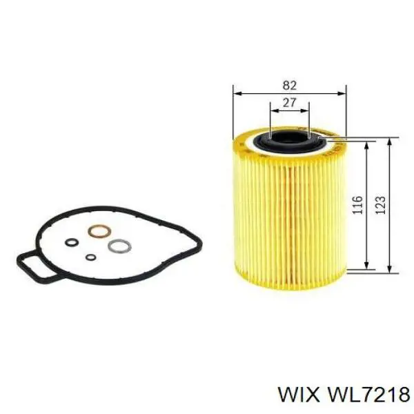Купить WL7218 WIX Фильтр центробежный очистки масла