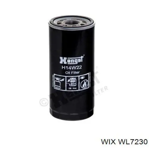 Фильтр очистки масла центробежный WIX WL7230 цена, от 18.05 USD