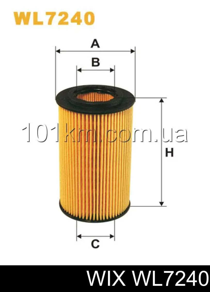 Масляный фильтр WL7240 WIX