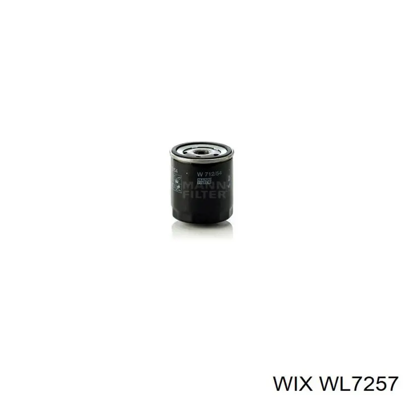 Filtro de aceite WL7257 WIX