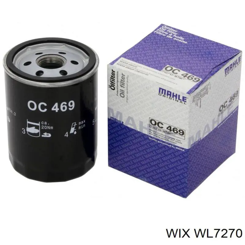 WL7270 WIX масляный фильтр