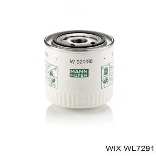 WL7291 WIX масляный фильтр