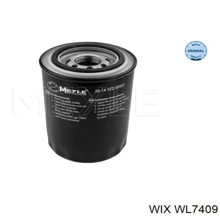 Масляный фильтр WL7409 WIX