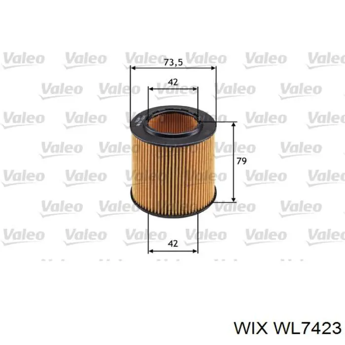 WL7423 WIX масляный фильтр