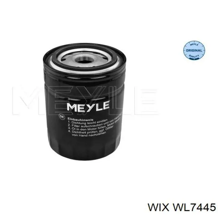 Filtro de aceite WL7445 WIX