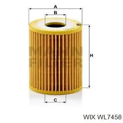 Масляный фильтр WL7458 WIX