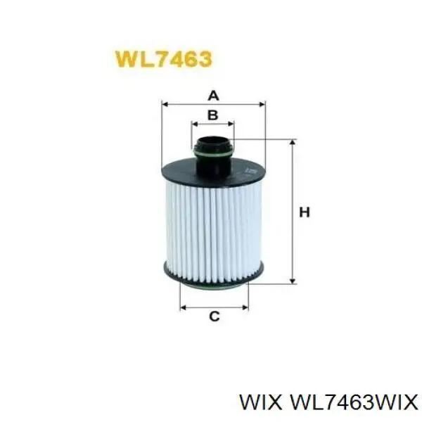 WL7463WIX WIX масляный фильтр