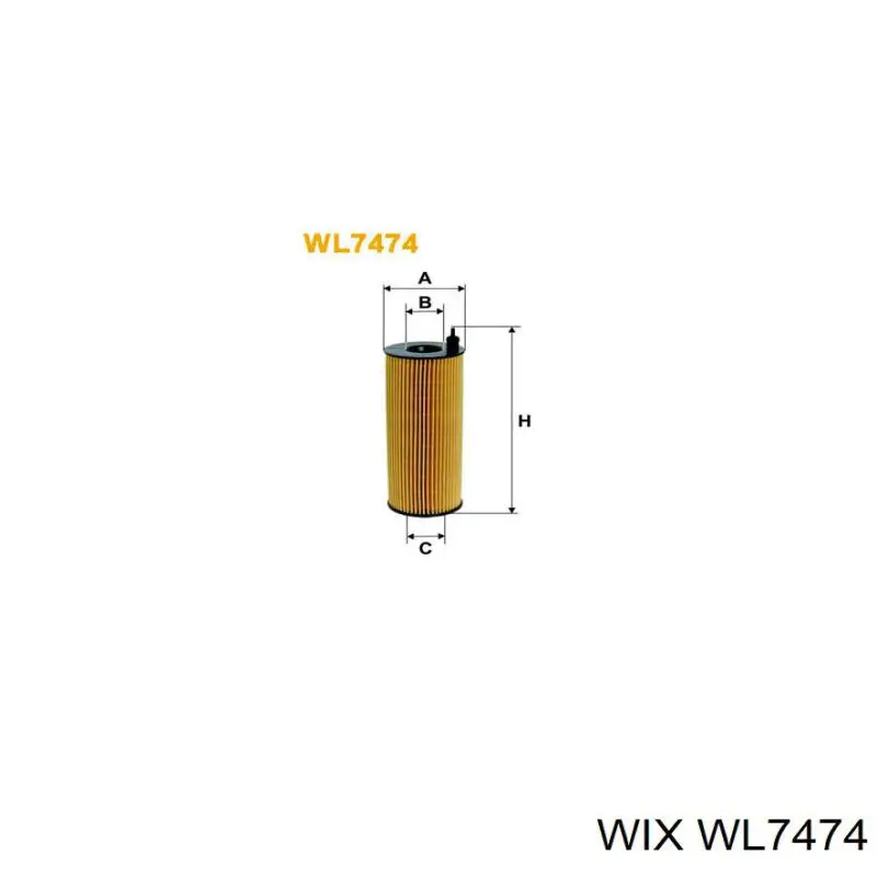 Фильтр очистки масла центробежный WIX WL7474 цена, от 8.38 USD
