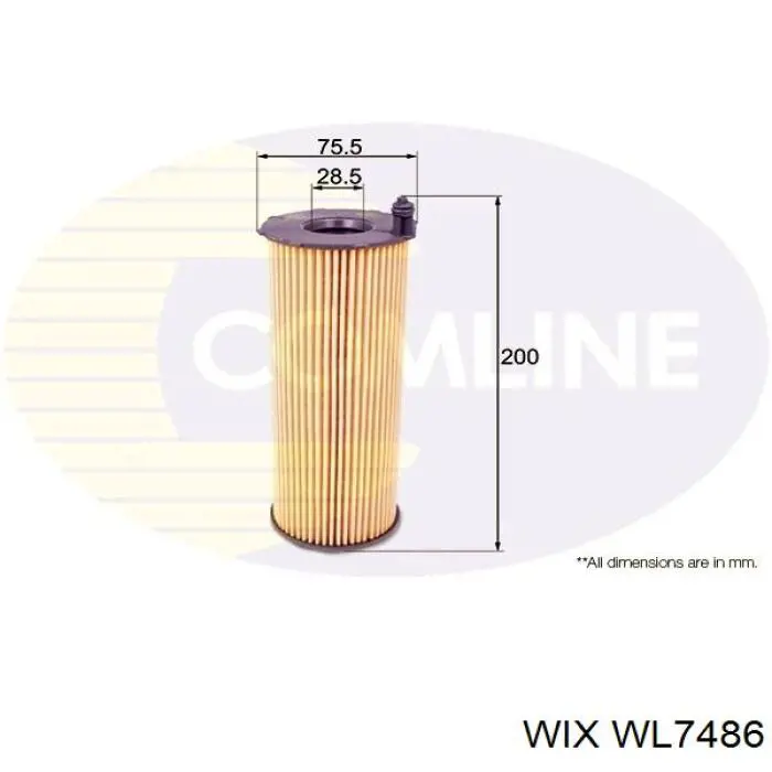 WL7486 WIX масляный фильтр