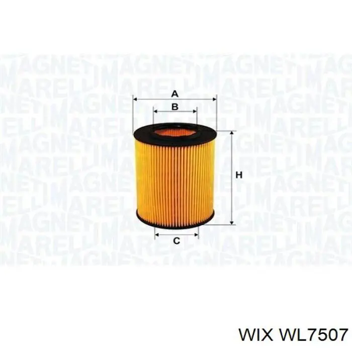 WL7507 WIX масляный фильтр