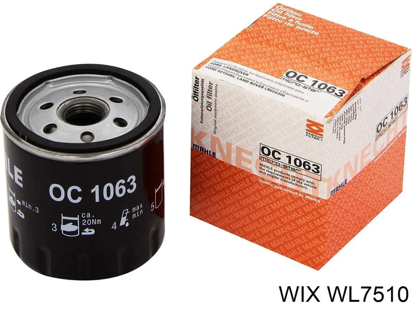 Фильтр очистки масла центробежный WIX WL7510 цена, от 6.71 USD
