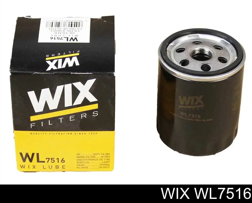 WL7516 WIX масляный фильтр