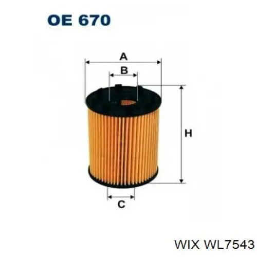 Фільтр відцентровий очищення масла WL7543 WIX