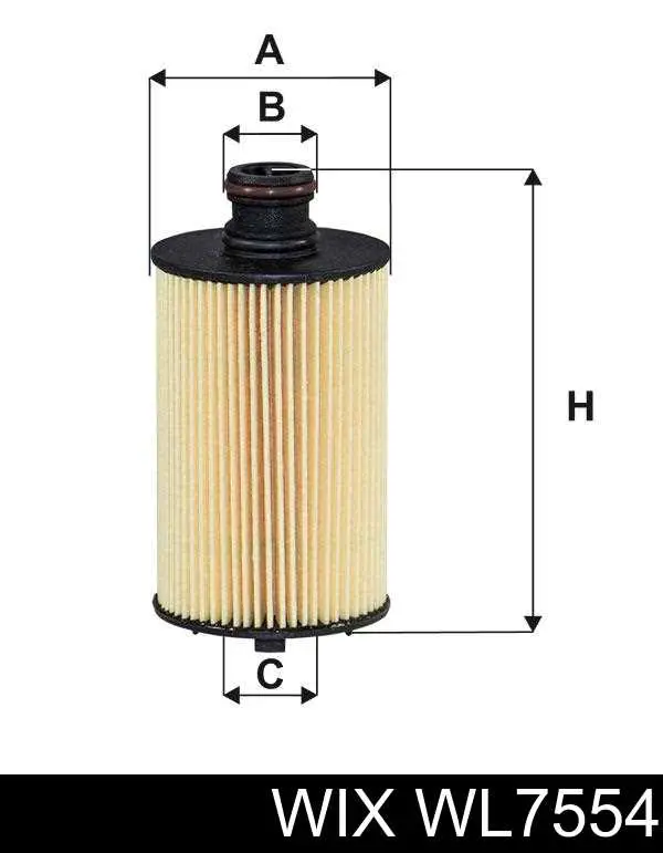 Масляный фильтр WL7554 WIX