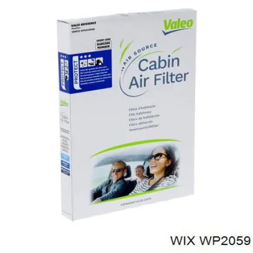 Фильтр воздушный отопителя WIX WP2059 цена, от 7.16 USD